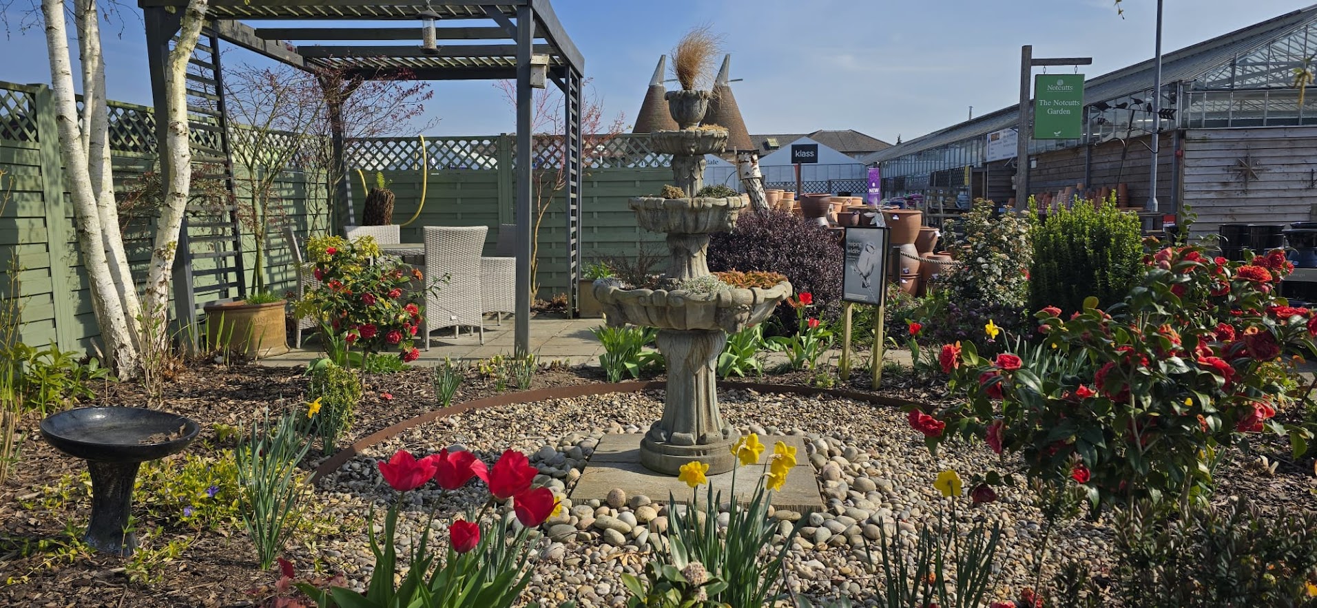 Training at a garden centre near Maidstone, Kent